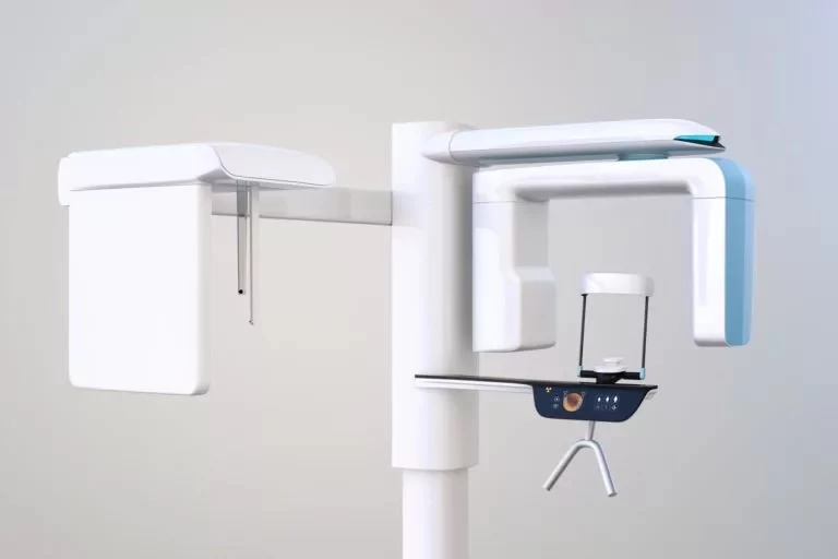 Photo of a cone beam computed tomography, 3D X-ray machine.